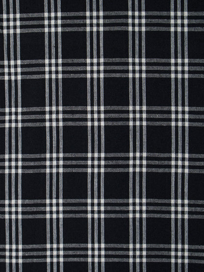 Kavita Dress - Black Plaid