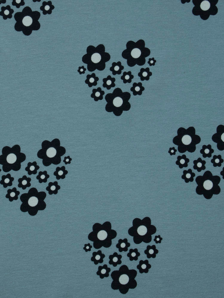 Callie 3/4 Sleeve Plus Size Wrap Dress - Retro Slate