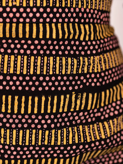 Val Mini Skirt - Dots And Dashes Yellow