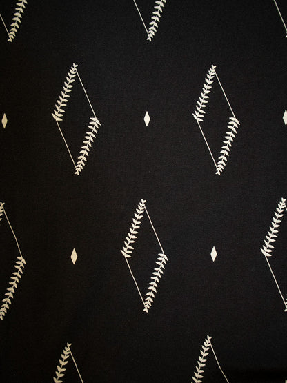 Rita Long Sleeve Jumpsuit - Diamond Vine Black