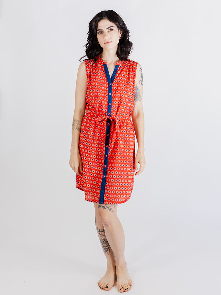 Thalia Shirt Dress - Poppy Suns