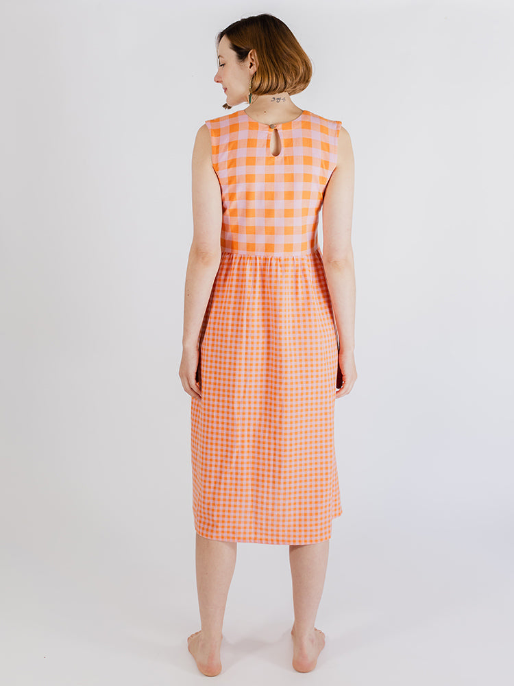 Lilah Dress - Tangerine Mix