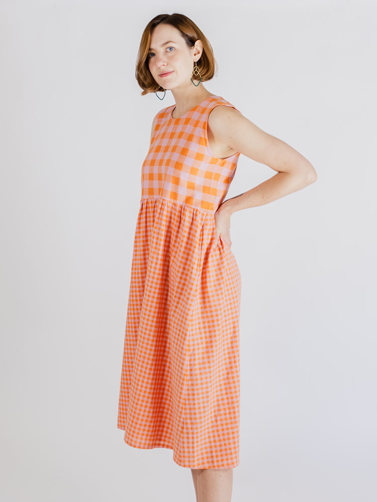 Lilah Dress - Tangerine Mix