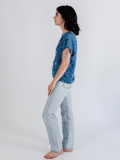 Cara Top - Indigo Mix