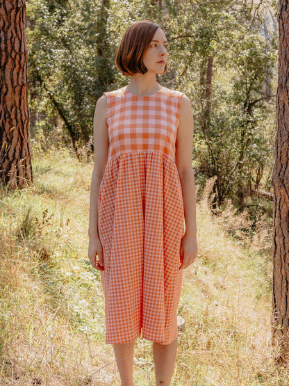 Lilah Dress - Tangerine Mix