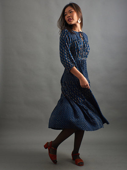 Adriana Dress - Midnight Floral Mix