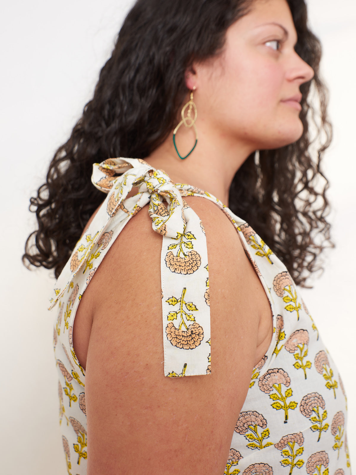 Lorelei Tiered Dress - Marigold