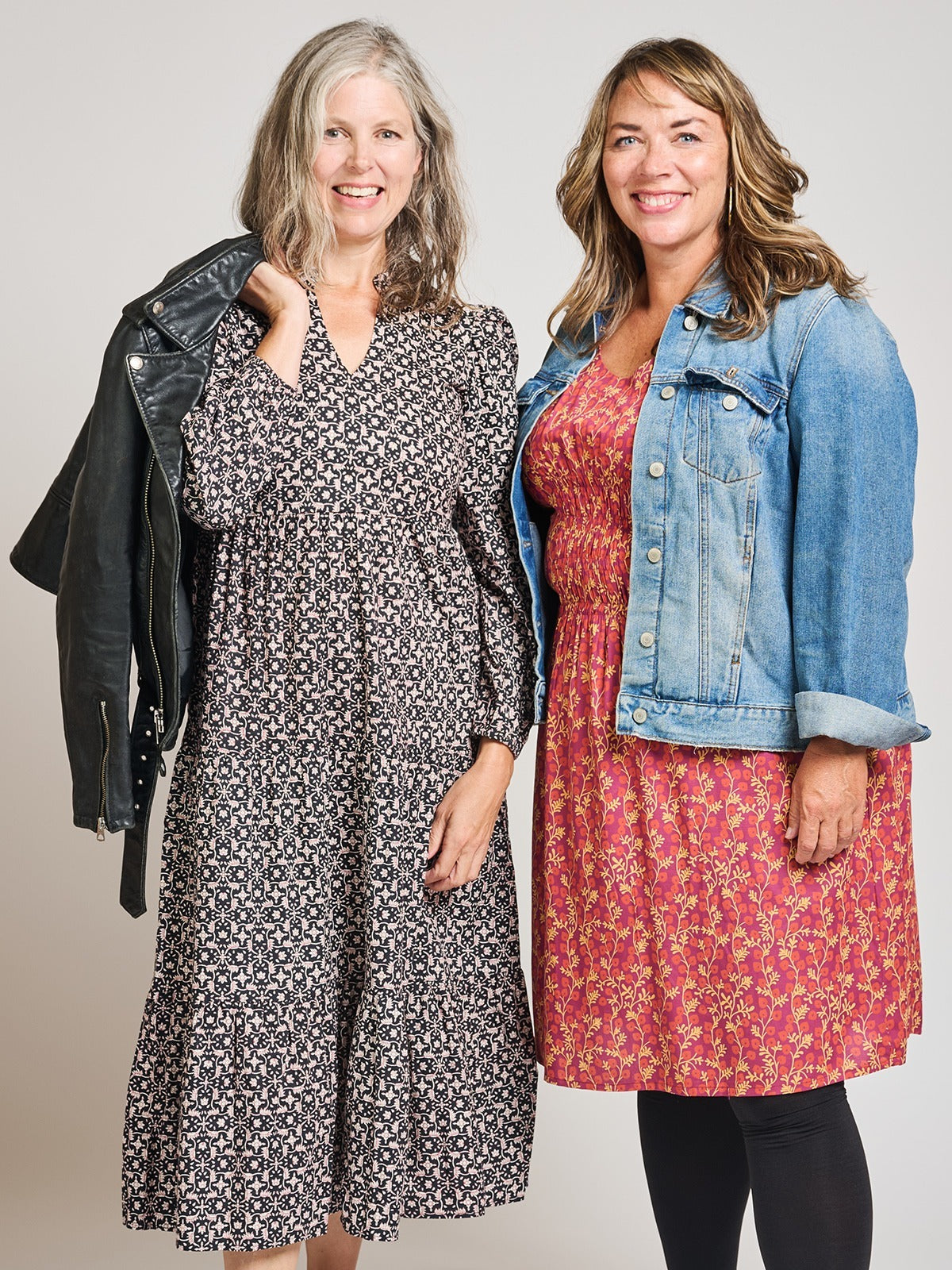 Artsy Traveler Plus Size Dress - Berry Poppy