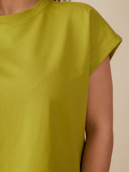 Caitlin Top - Loop Knit Moss