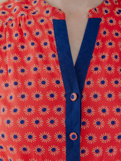 Thalia Shirt Dress - Poppy Suns